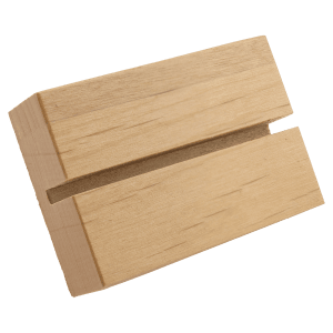2″ x 3″ Alder Base with 5/32″ Slot