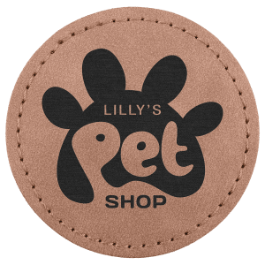 2 1/2″ Blush Premier Laserable Leatherette Round Patch with Kota Pro Adhesive – Creekside Collection