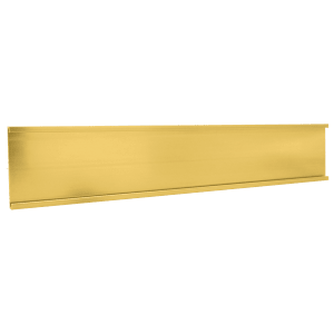 1 1/2″ x 4″, Yellow Gold, Kota Pro Aluminum Wall Bracket without Mounting Holes, Fits 1/16″ Thick Plastic Insert