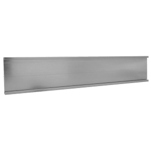 1 1/2″ x 6″, Satin Silver, Kota Pro Aluminum Wall Bracket without Mounting Holes, Fits 1/16″ Thick Plastic Insert