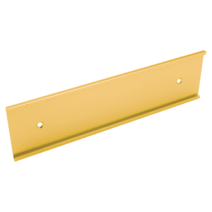 3″ x 12″, Yellow Gold, Kota Pro Aluminum Wall Bracket with Mounting Holes, Fits 1/8″ Thick Plastic Insert