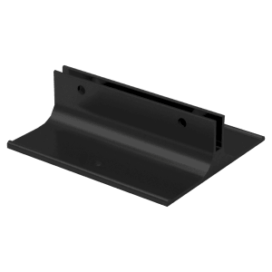K”, Black, Kota Pro Aluminum Corridor Bracket, Fits 1/8″ Thick Plastic Insert