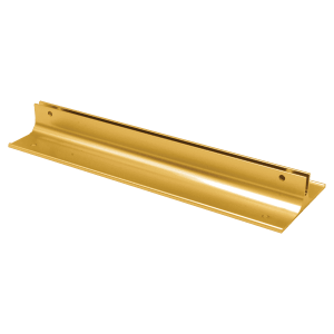 8″, Yellow Gold, Kota Pro Aluminum Corridor Bracket, Fits 1/8″ Thick Plastic Insert