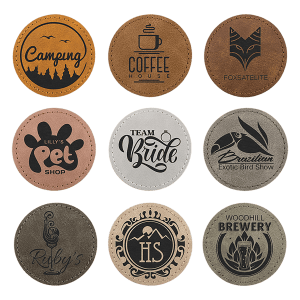 2 1/2″ Round Premier Laserable Leatherette Round Patch with Kota Pro Adhesive – Creekside Collection Sample Set