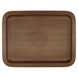 13 5/8″ x 10 5/8″ Walnut Tray with 9″ x 12″ Recessed Center