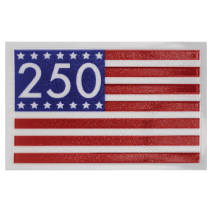 3″ x 1.833″ Red, White, and Blue Rectangle Stars and Stripes 250 DTF Transfer