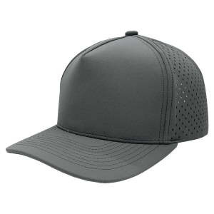 Dark Gray/Dark Gray BrimCo 5-Panel Performance Hat