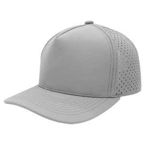 Light Gray/Light Gray BrimCo 5-Panel Performance Hat
