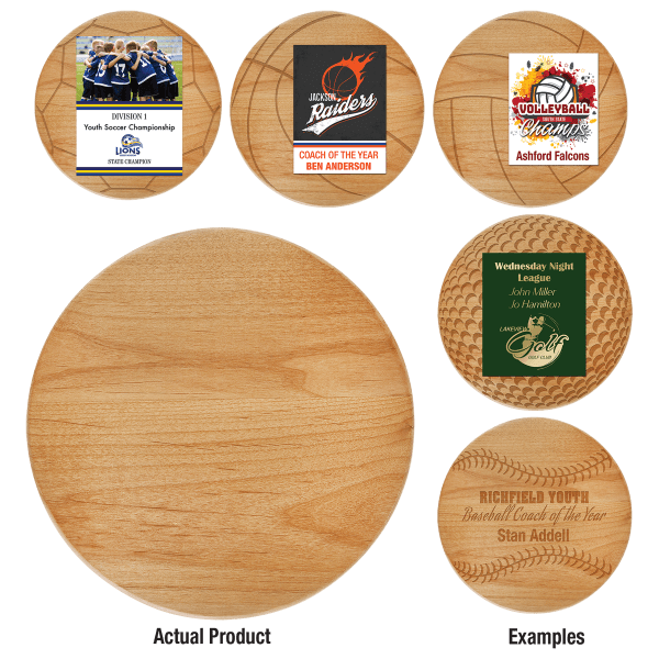 9 1/2″ Diameter Alder Round Plaque