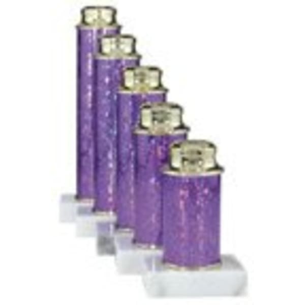8 3/8″ Purple Star Column with Base & Inst-Award Lid