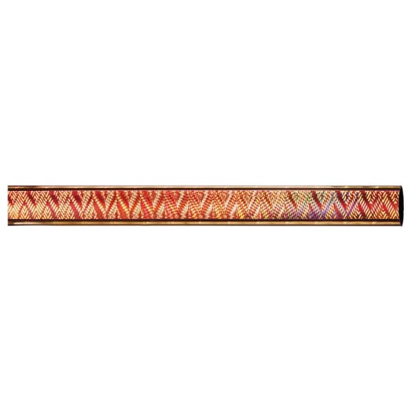 45″ Orange/Gold Round Aztec Trophy Column
