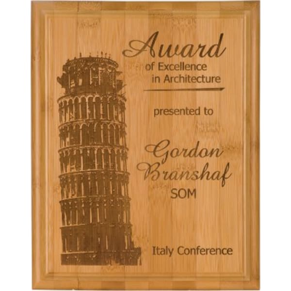 6″ x 8″ Bamboo Plaque