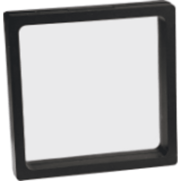 4 1/4″ x 4 1/4″ Illusion Black Presentation Box with Window