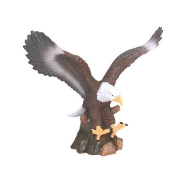 9 1/2″ Hand Painted Eagle Resin