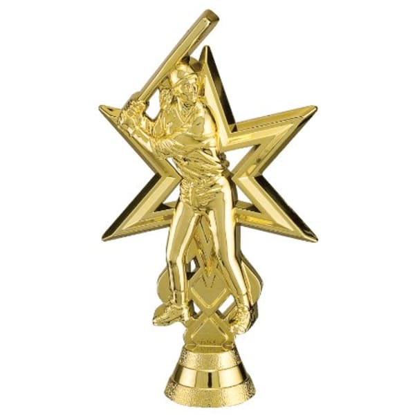 5 3/4″ Female Softball Sport Star Figure
