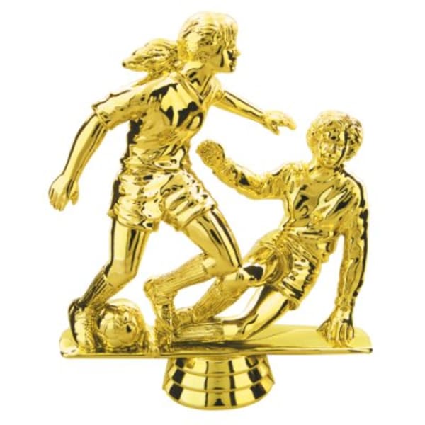 5″ Female Double Action Soccer Figure
