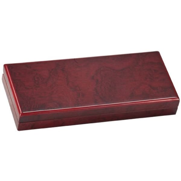 8 3/4″ x 3 3/4″ Rosewood Finish Gift Box