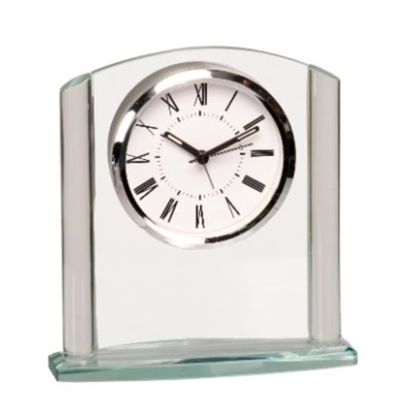 6 1/4″ Arch Glass Clock