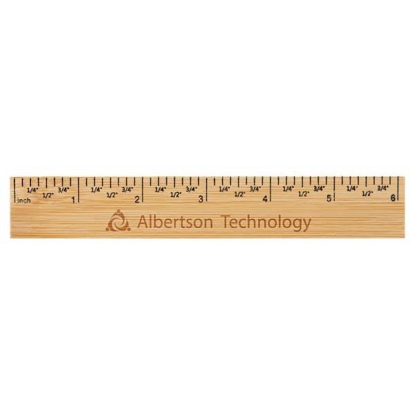 6″ Bamboo Ruler