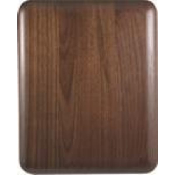 12″ x 15″ Elliptical Edge Round Corner Genuine Walnut Plaque