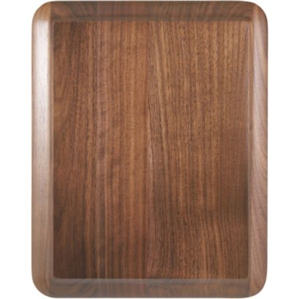 9″ x 12″ Round Corner Raised Face Genuine Walnut Plaque