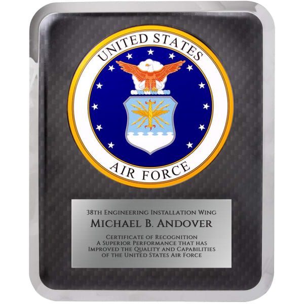 10 1/2″ x 13″ Air Force Hero Plaque