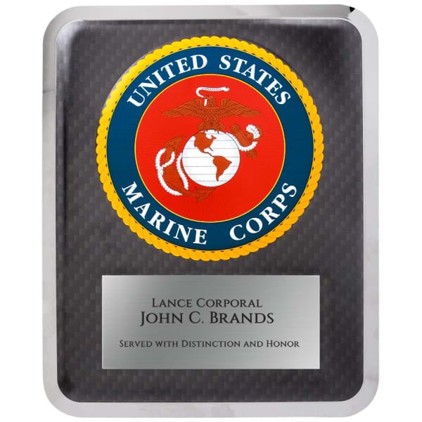 10 1/2″ x 13″ Marine Hero Plaque