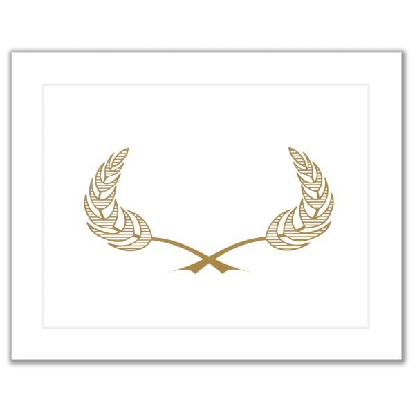 9 1/2″ x 12″ White Certificate Holder
