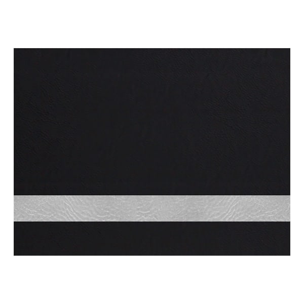12″ x 24″ Black/Silver Laserable Leatherette Sheet Stock