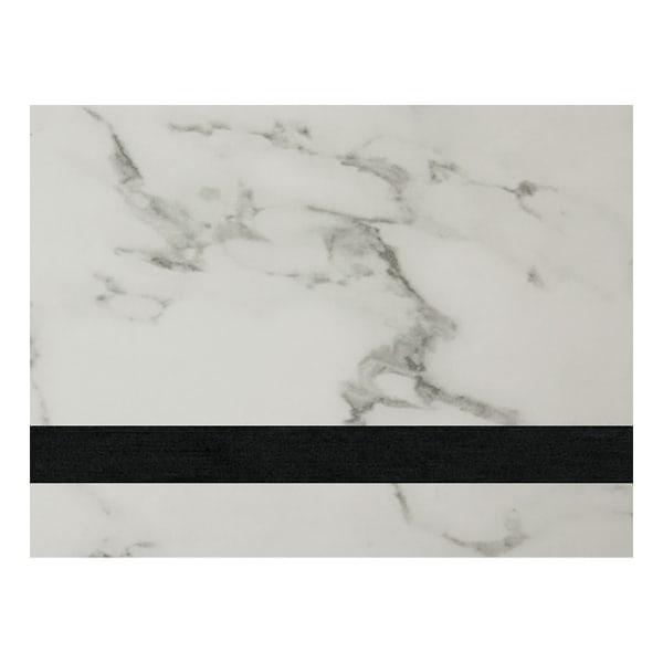 12″ x 24″ White Marble Laserable Leatherette Sheet Stock