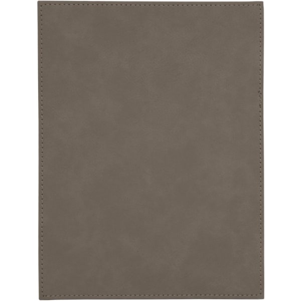 6″ x 8″ Gray Leatherette Plaque Plate
