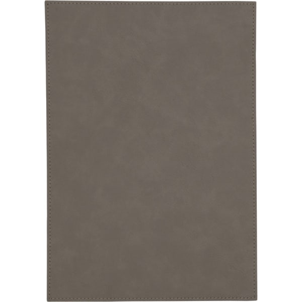 7″ x 10″ Gray Leatherette Plaque Plate