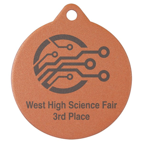 2 3/4″ Laserable Bronze Medal