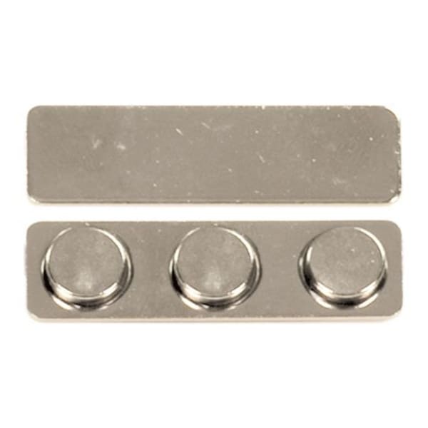 1 3/4″ x 1/2″ Metal 3-Post Magnet with Adhesive