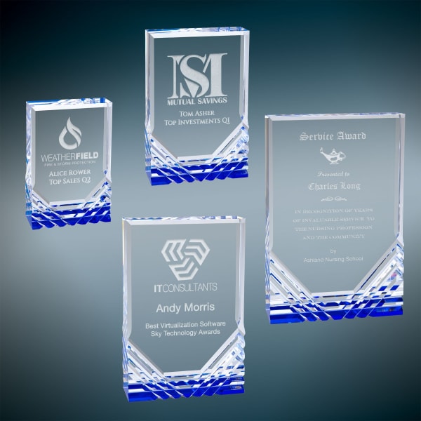 Blue Jewel Mirage Acrylic Blank Sample Set