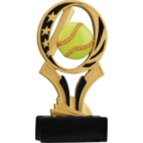 7″ Softball MidNite Star Resin