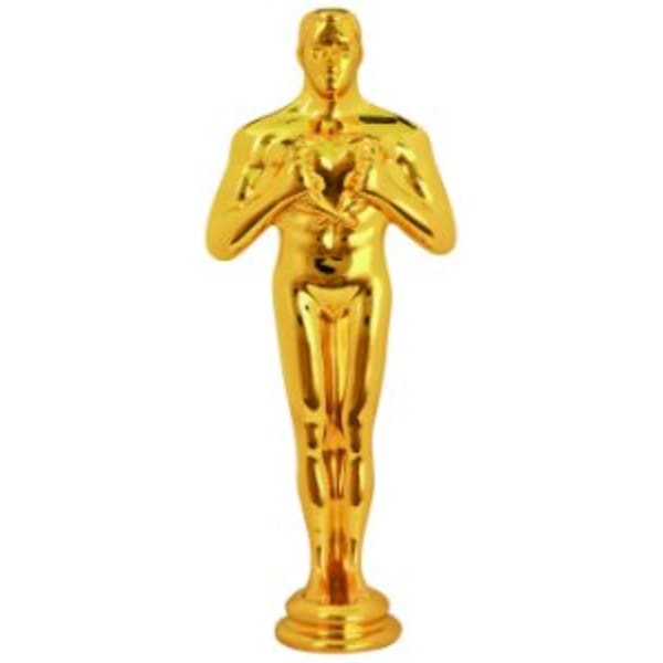 8 3/4″ Gold Metal Male Achievement Figure