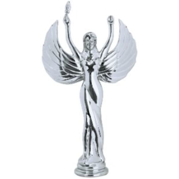 8 3/4″ Silver Metal Female Victory Figure