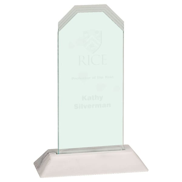 3″ x 7″ Jade Frosted Corners Pop-In Acrylic (Base not included)