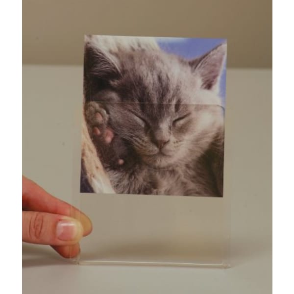 4″ x 6″ Clear Plexiglass Foldover