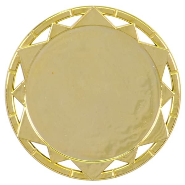 2 5/8″ Gold Plaque Mount with 2″ Insert Holder