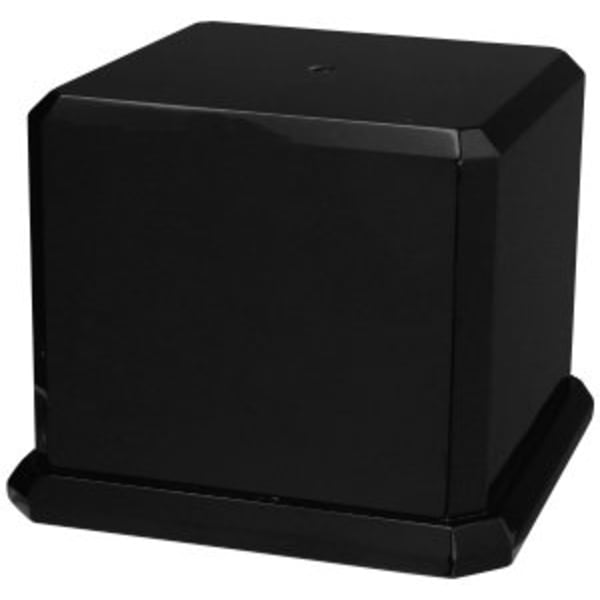 8″ x 6 1/2″ Black Royal Piano Finish Cup Base