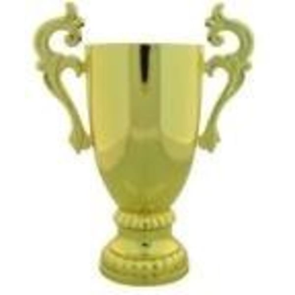 8″ Gold Plastic Cup