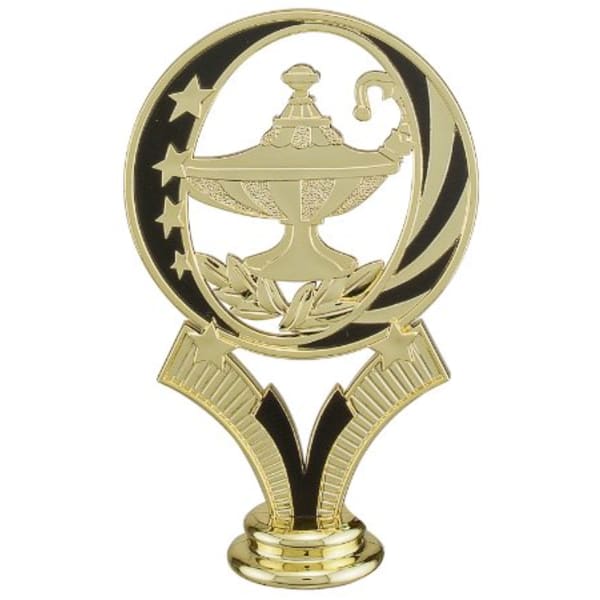 5″ Gold/Black Lamp of Knowledge MidNite Star Figure