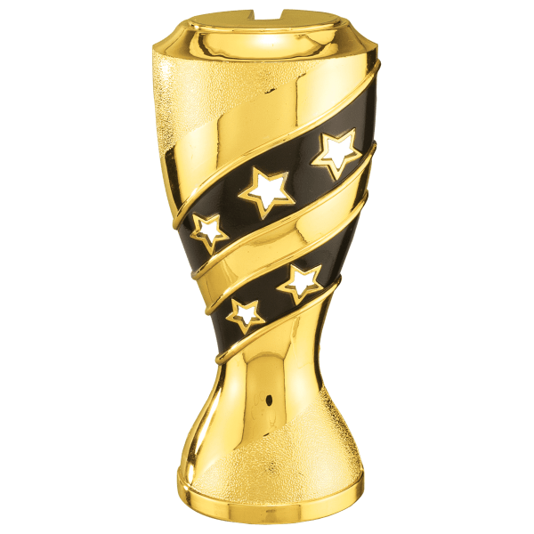 5″ Gold/Black 5-Open Stars Riser