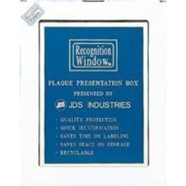 7″ x 9″ White Recognition Window Box