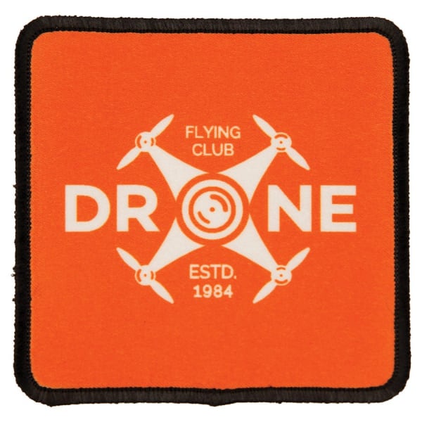 3″ x 3″ Square Sublimatable Patch with Adhesive & Black Border
