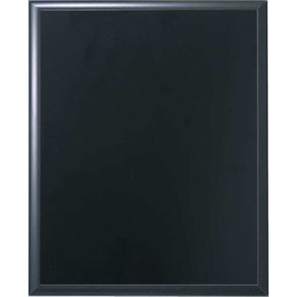 8″ x 10″ Solid Black Finish Plaque