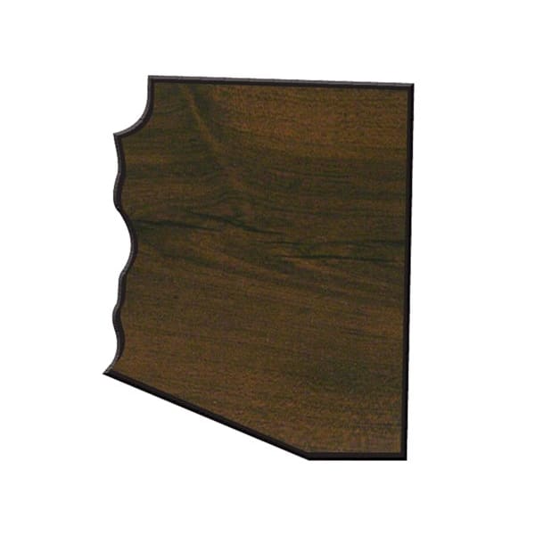 8 5/8″ x 10 1/8″ Walnut Finish Black Edge Arizona State Plaque