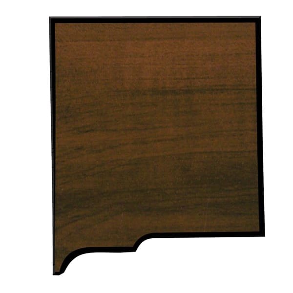 8 1/4″ x 9 3/4″ Walnut Finish Black Edge New Mexico State Plaque